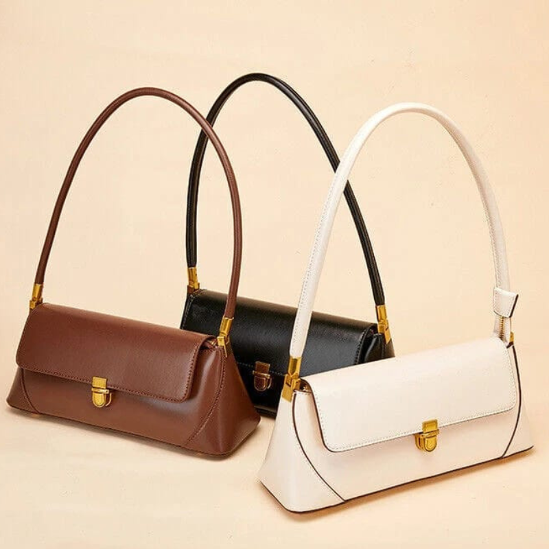 Elegant Classic Flap Shoulder Handbag - Image 4