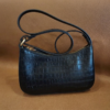 Classic Croc Pattern Shoulder Bag