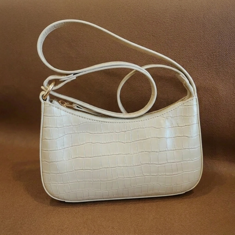 Classic Croc Pattern Shoulder Bag - Image 3