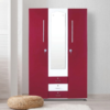 UrbanLux 3 Door Mirror Wardrobe
