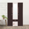 ClassicWood 3 Door Mirror Wardrobe
