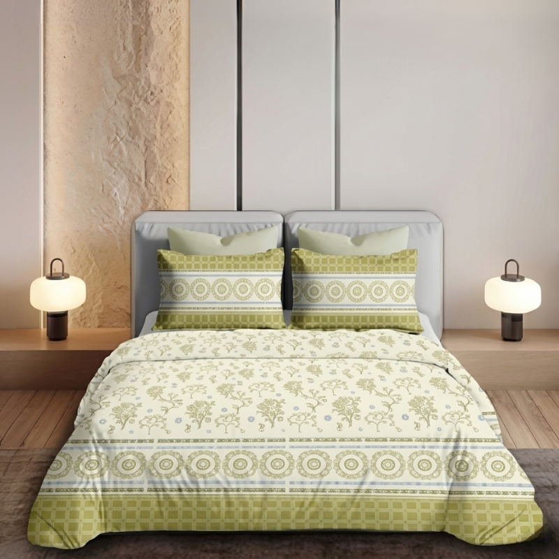 Elegant Heritage Border Bedsheet Set - Image 2