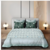 Emerald Heart Check Bedsheet Set