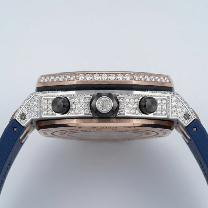 Diamond Chronograph Luxury Watch - Image 2