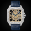 Luxury Skeleton Diamond Watch