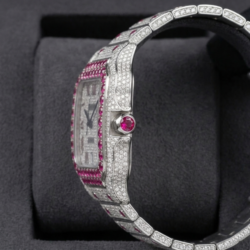 Ruby Crown Diamond Automatic Watch - Image 2