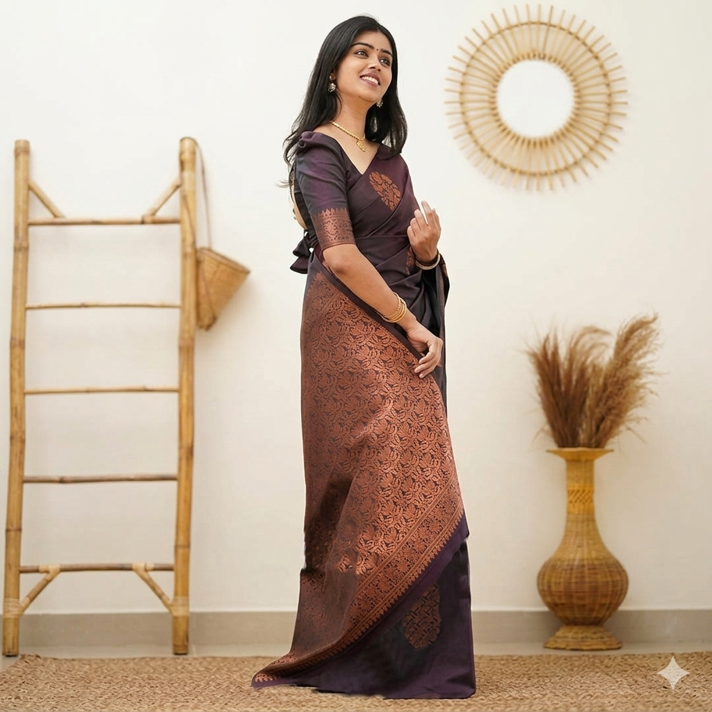Vara Women Cotton Saree - Image 3