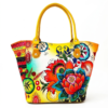 Colorful Floral Printed Tote Bag
