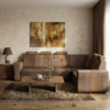 Modern Dual-Tone L-Shape Corner Sofa