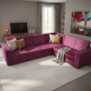 Luxury Velvet L-Shape Corner Sofa