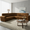 Vintage Leather L-Shape Corner Sofa