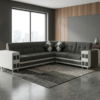 Urban Dual-Tone L-Shape Sofa