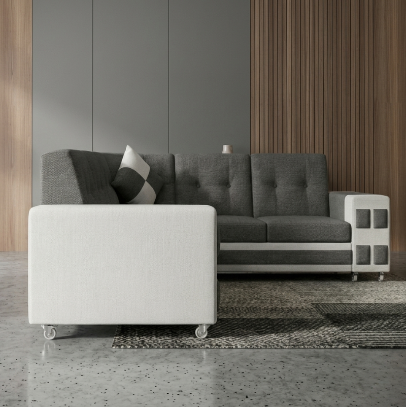 Urban Dual-Tone L-Shape Sofa - Image 2