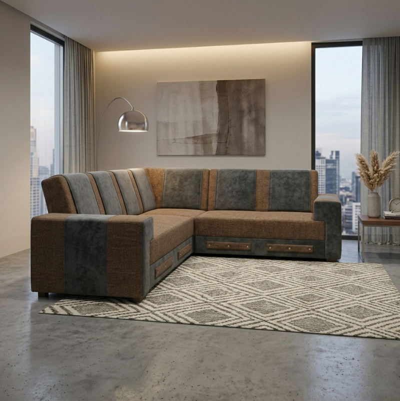 Metro Luxe L-Shape Sofa - Image 2