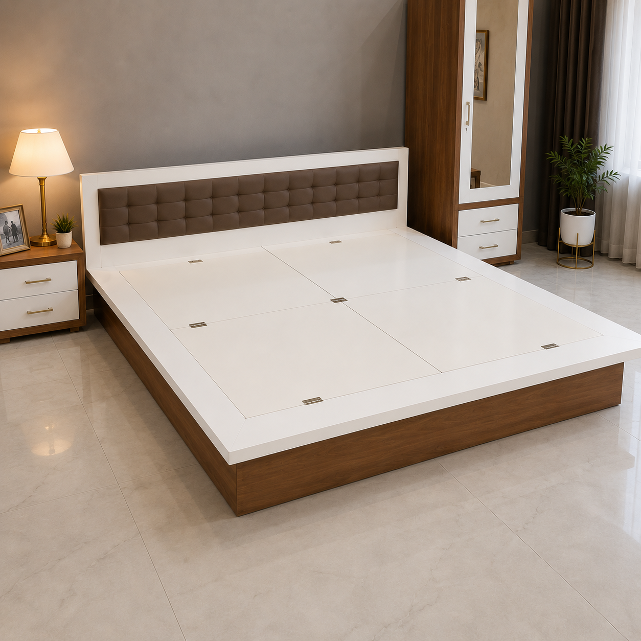 Ivory Royale Storage Bed - Image 2