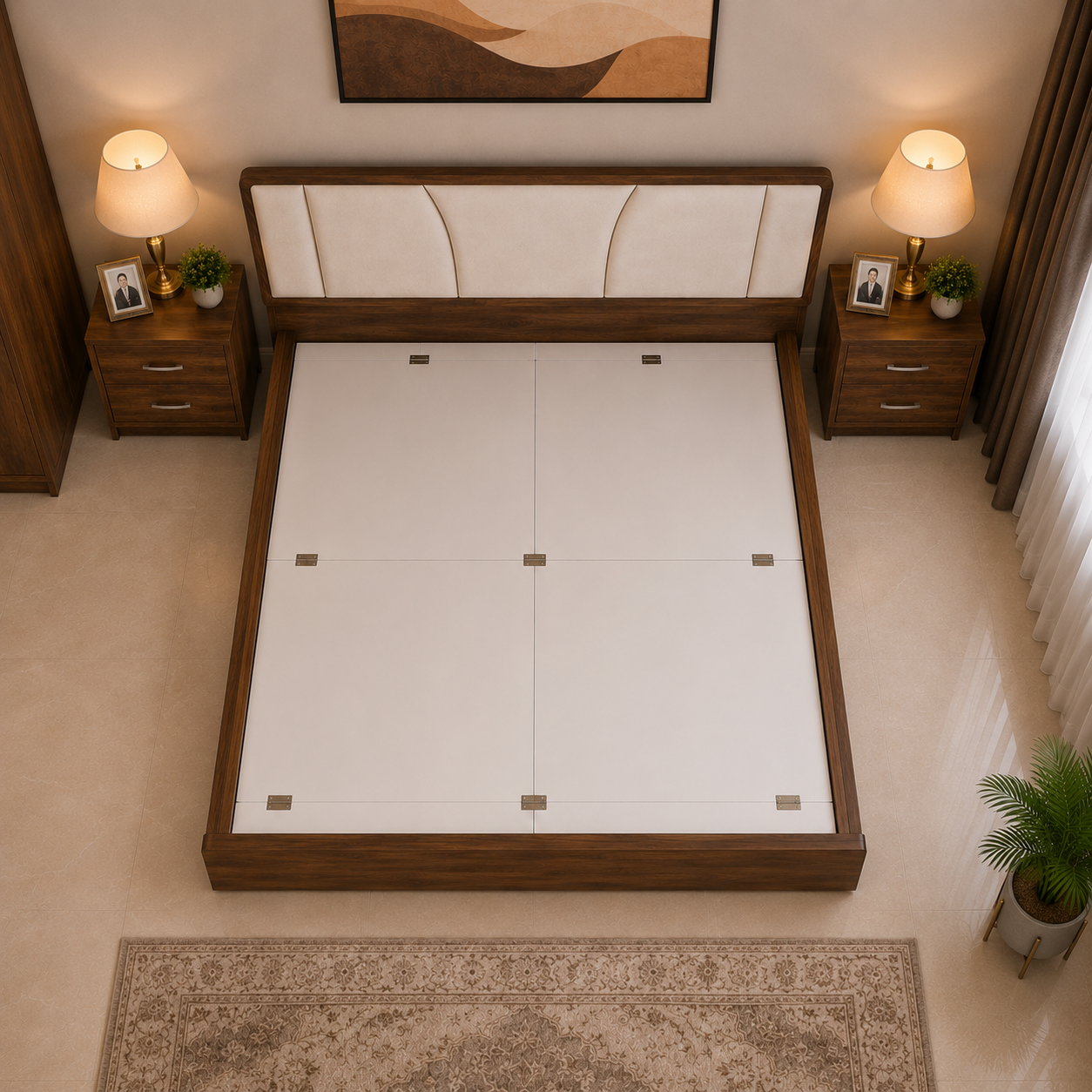 Serenity Crest Storage Bed - Image 4