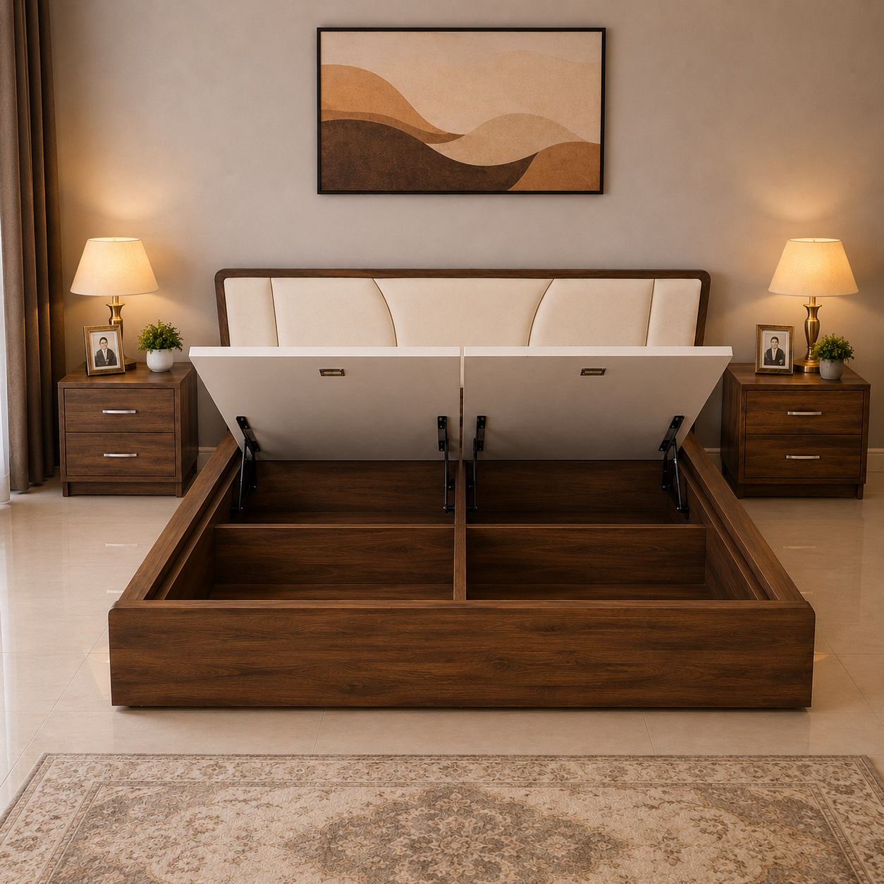 Serenity Crest Storage Bed - Image 5