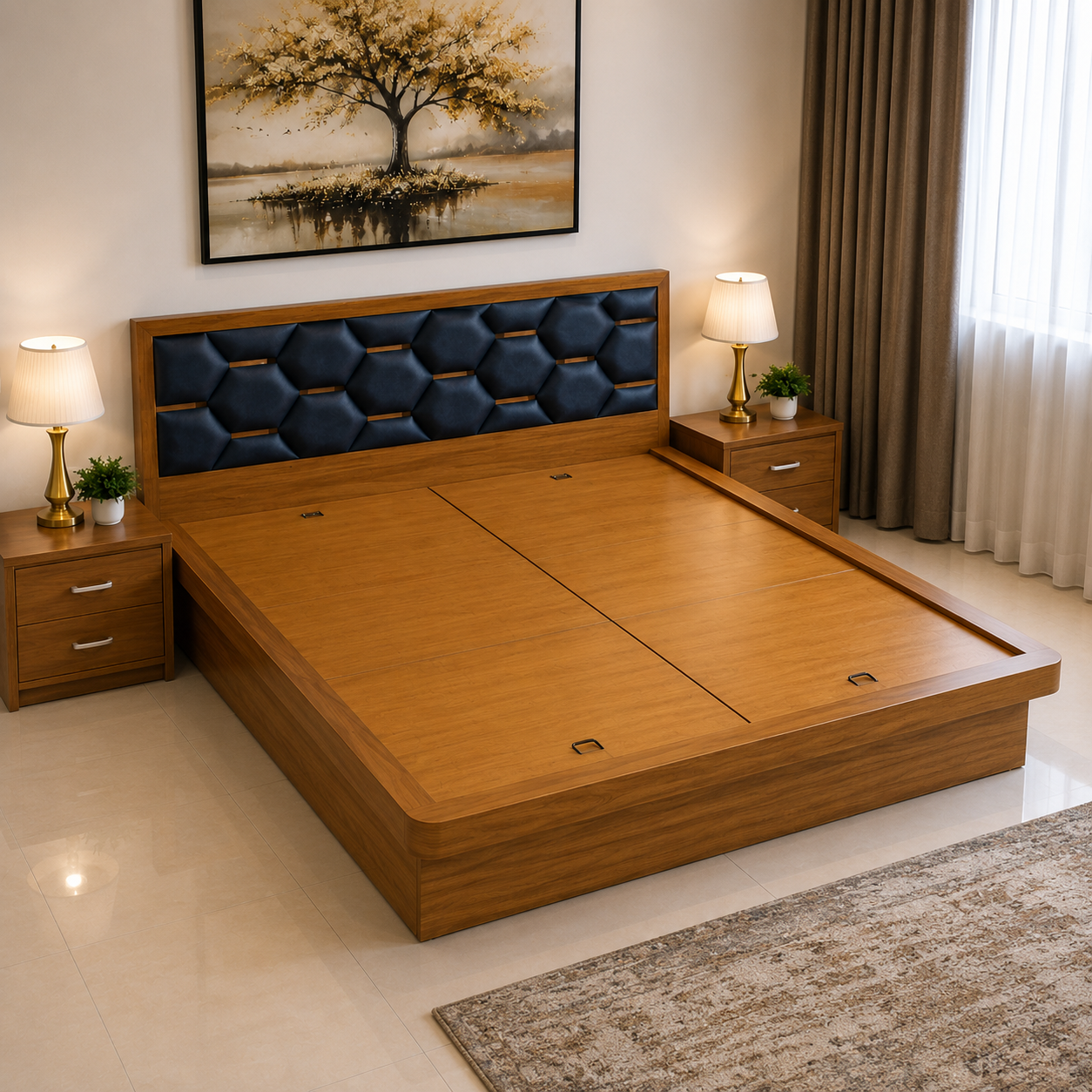 Hexa Elite Storage Bed - Image 2