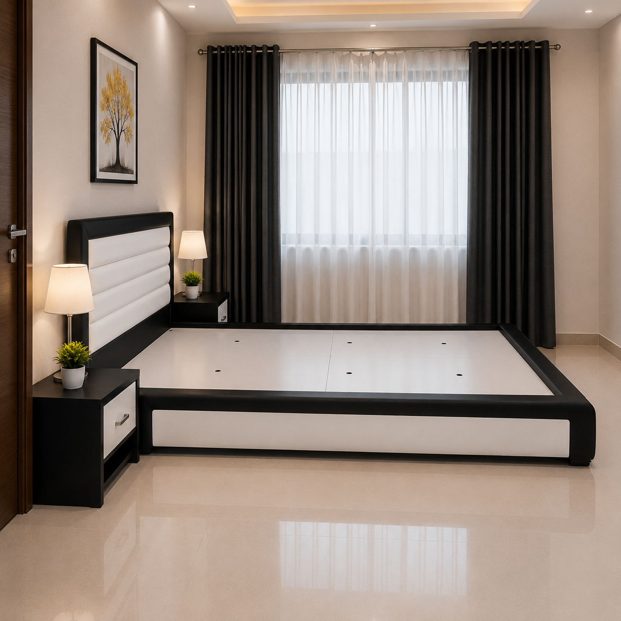 Monarch Black Storage Bed - Image 3