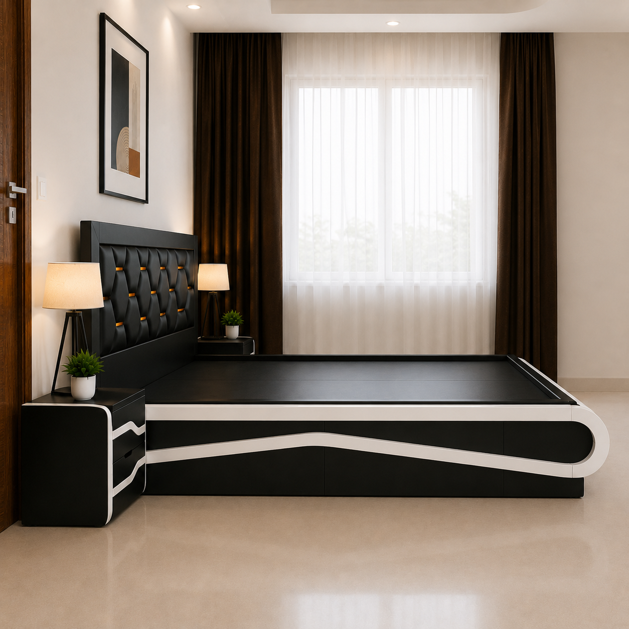 Obsidian Luxe Storage Bed - Image 3