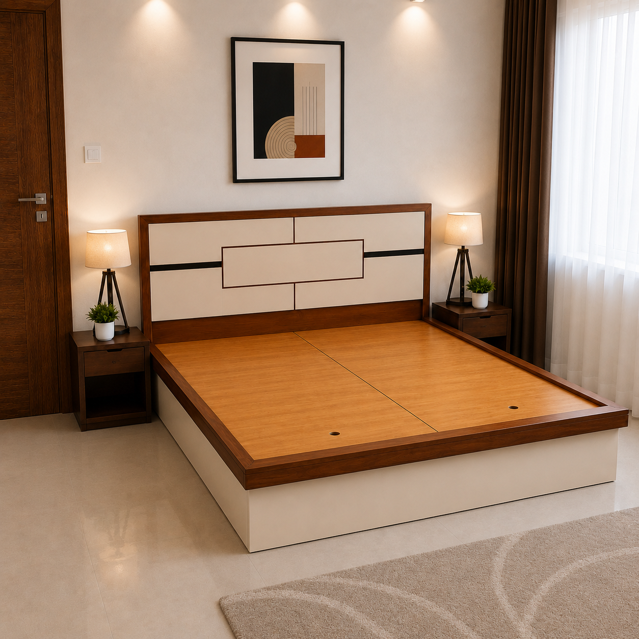 Imperial Grid Storage Bed - Image 2