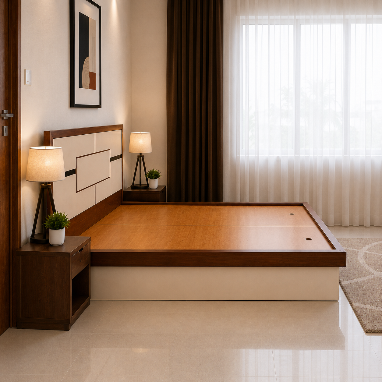 Imperial Grid Storage Bed - Image 3