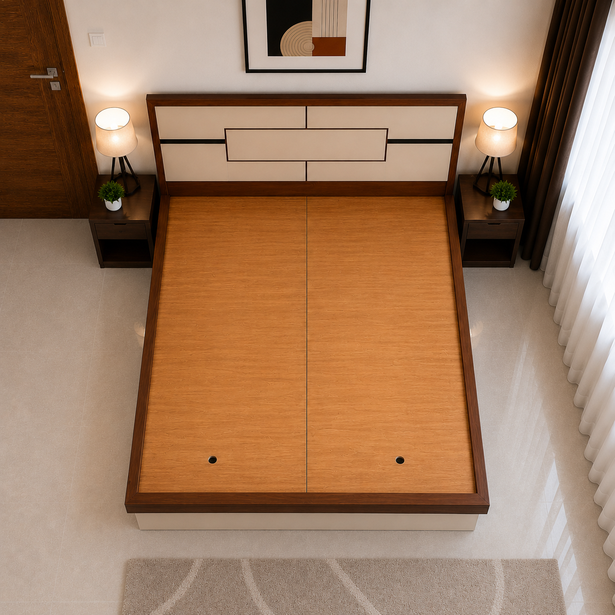 Imperial Grid Storage Bed - Image 4