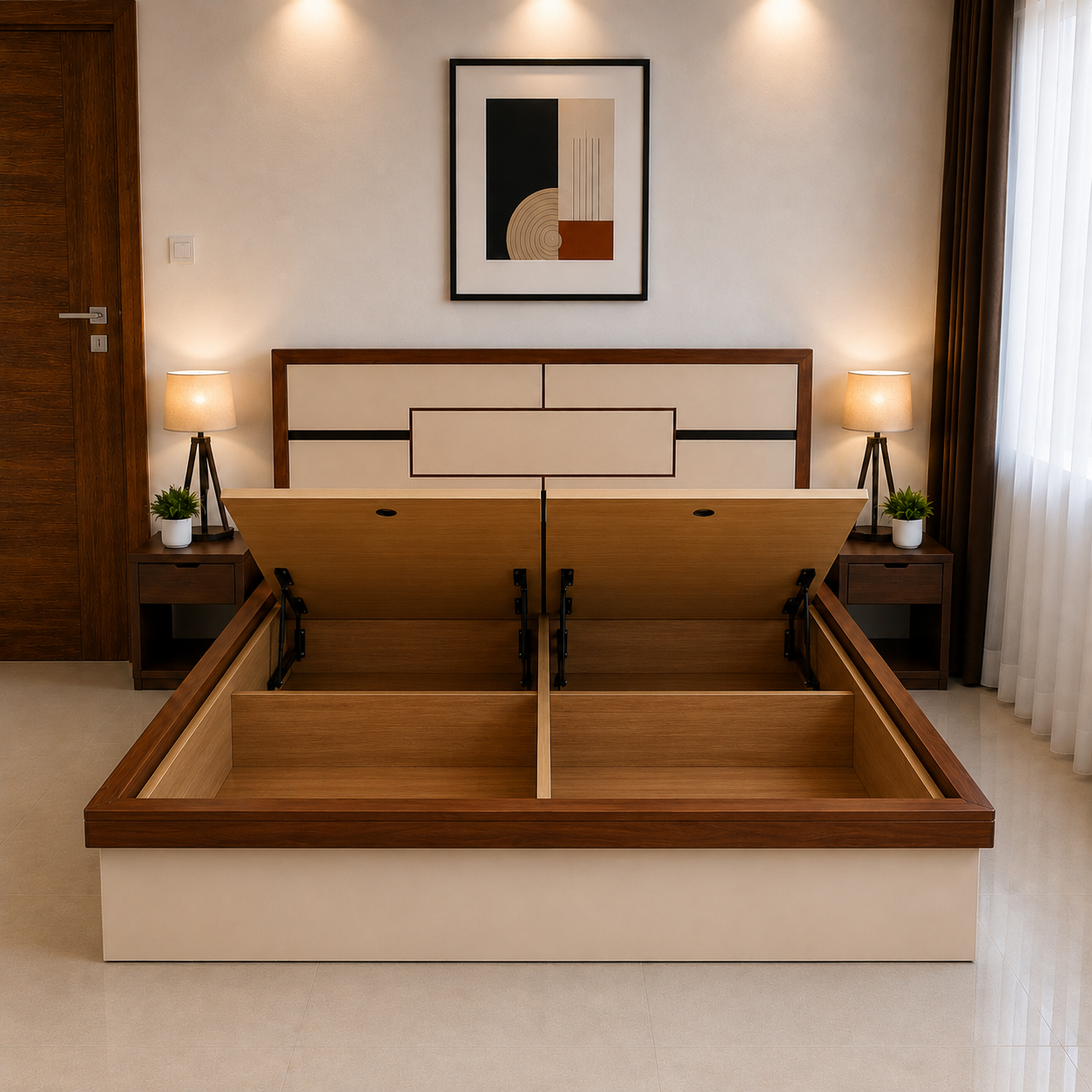 Imperial Grid Storage Bed - Image 5