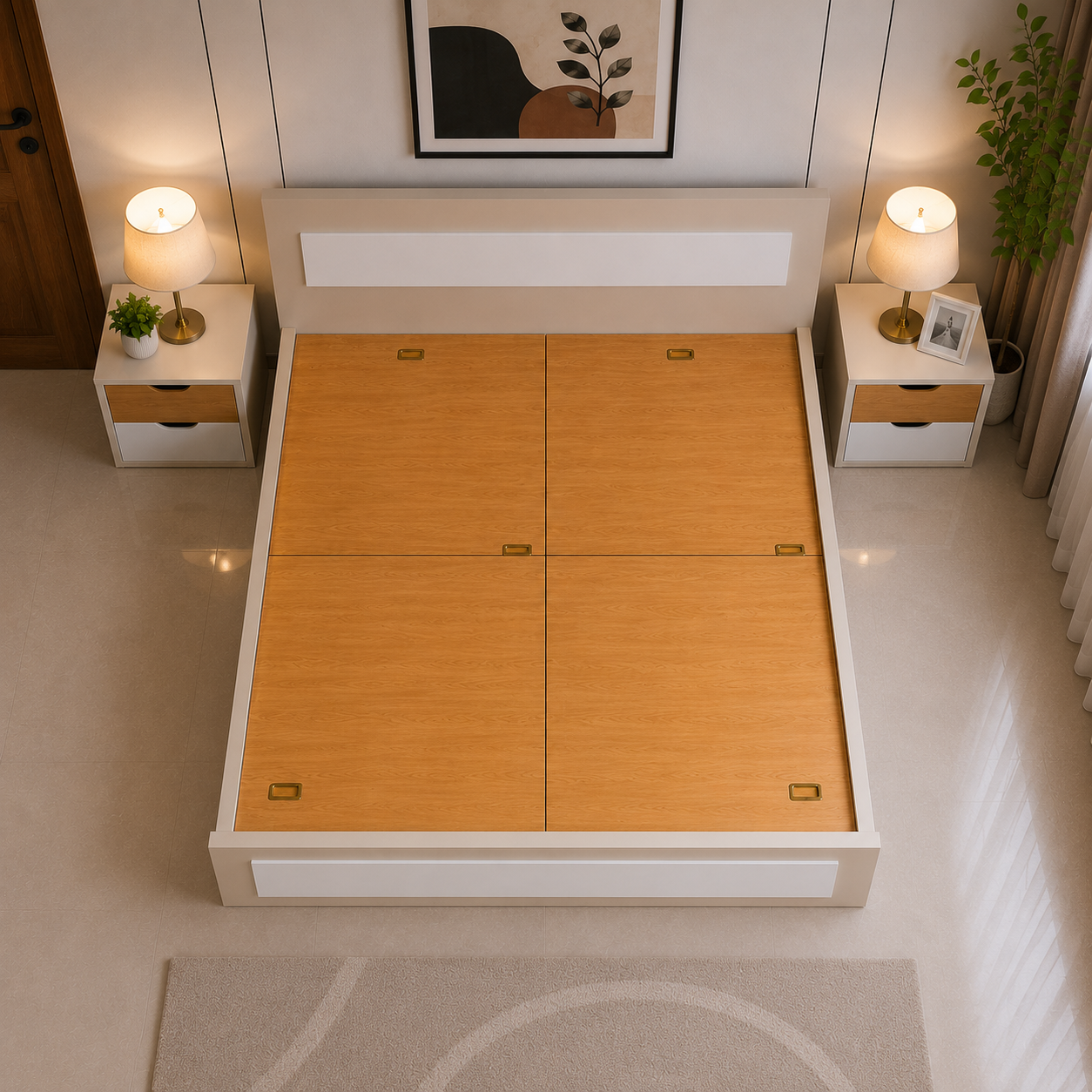 Ivory Nova Storage Bed - Image 4