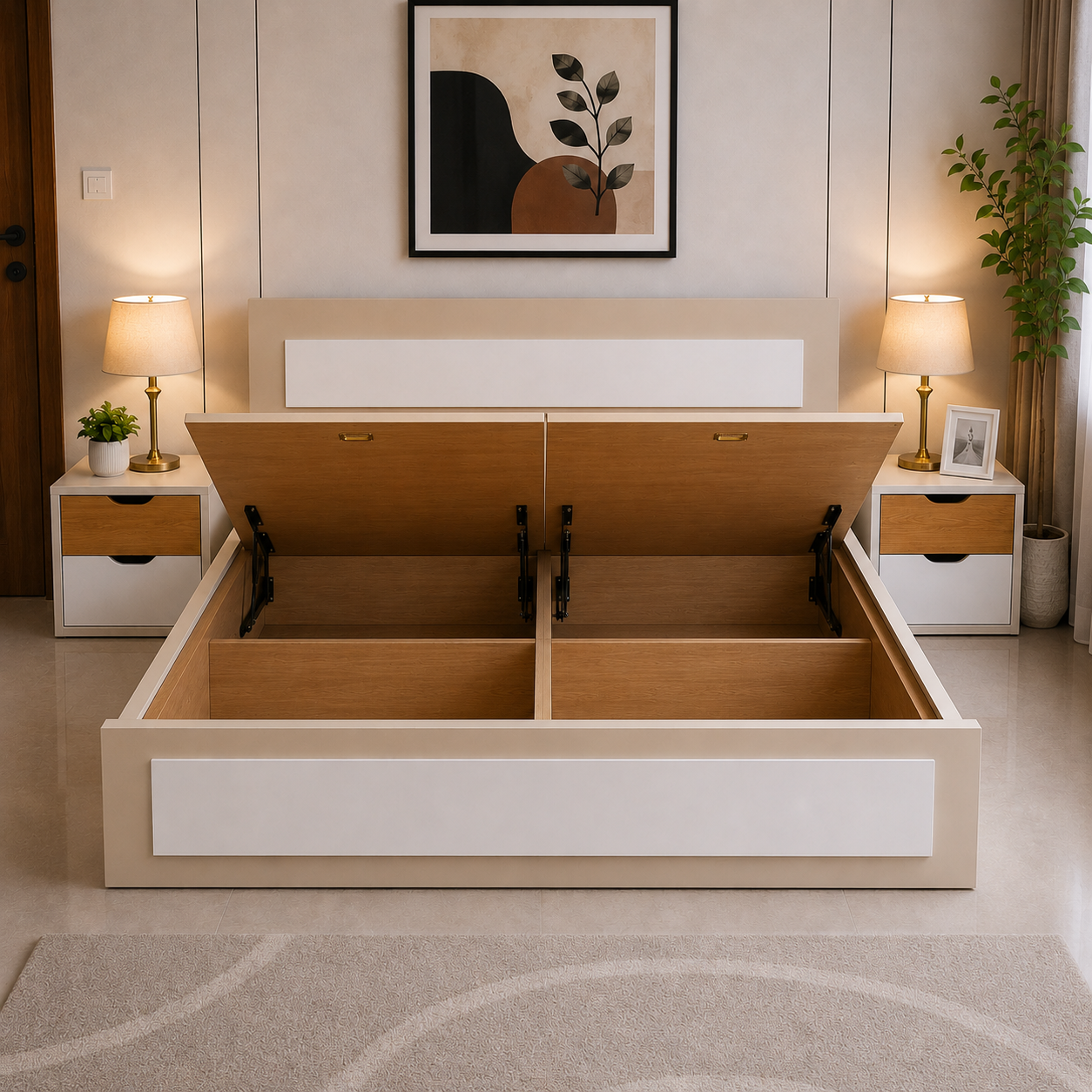Ivory Nova Storage Bed - Image 5