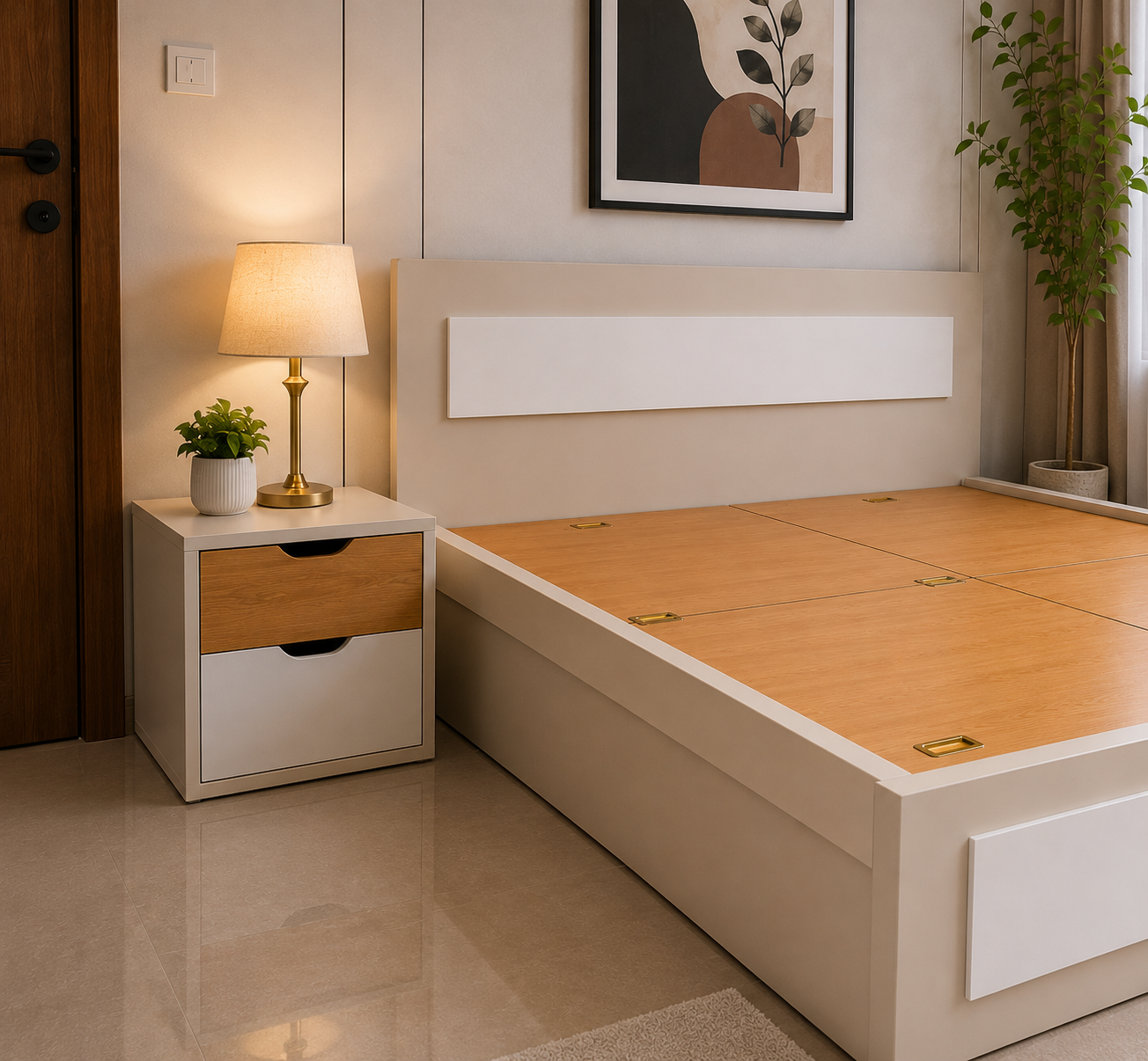 Ivory Nova Storage Bed - Image 6