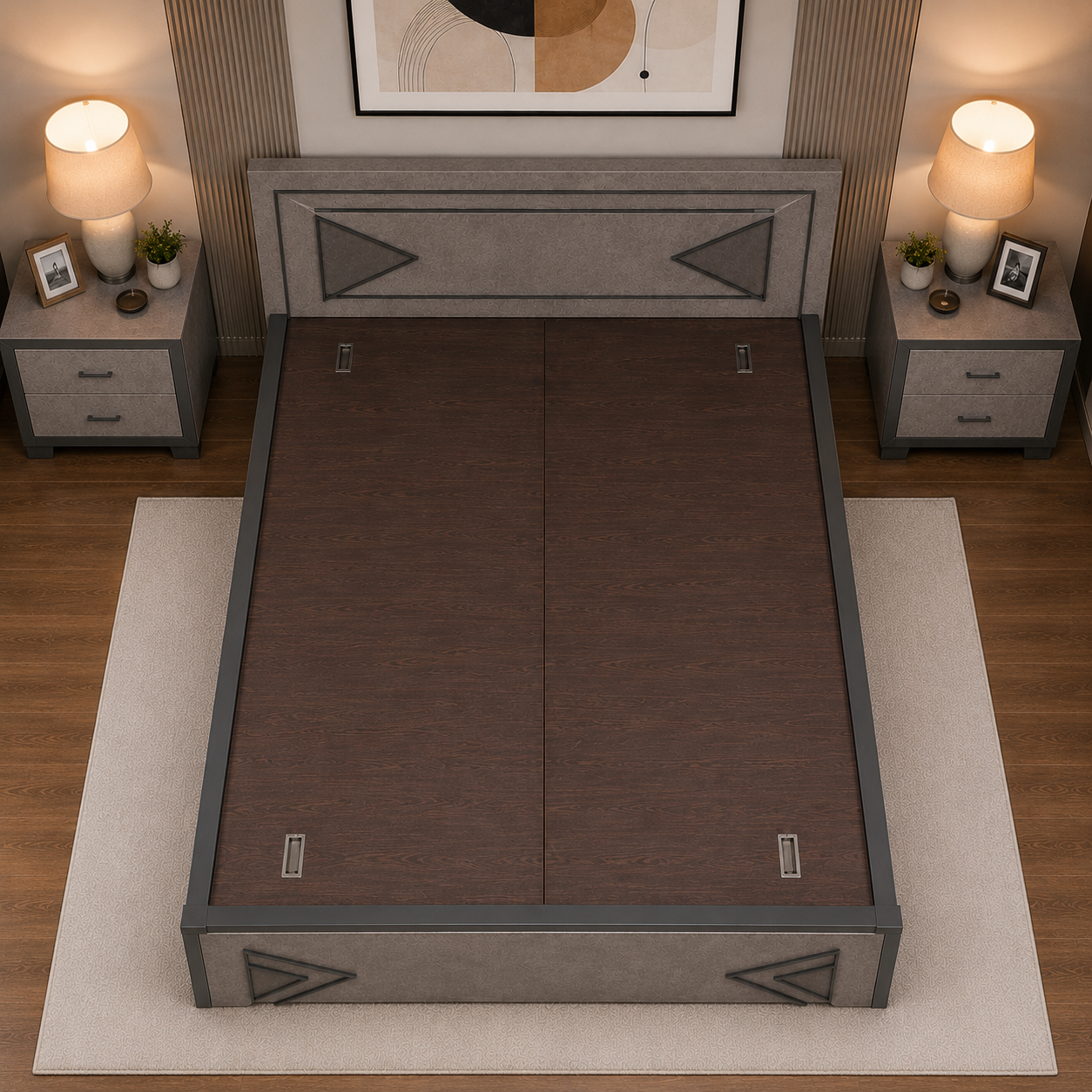 Arrow Edge Storage Bed - Image 4