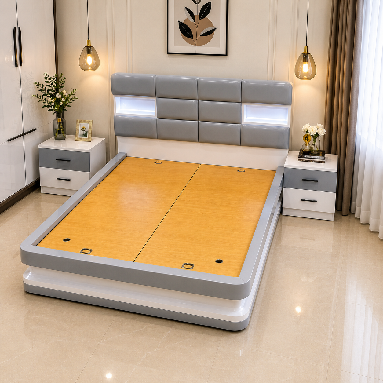 Luna Glow Storage Bed - Image 2