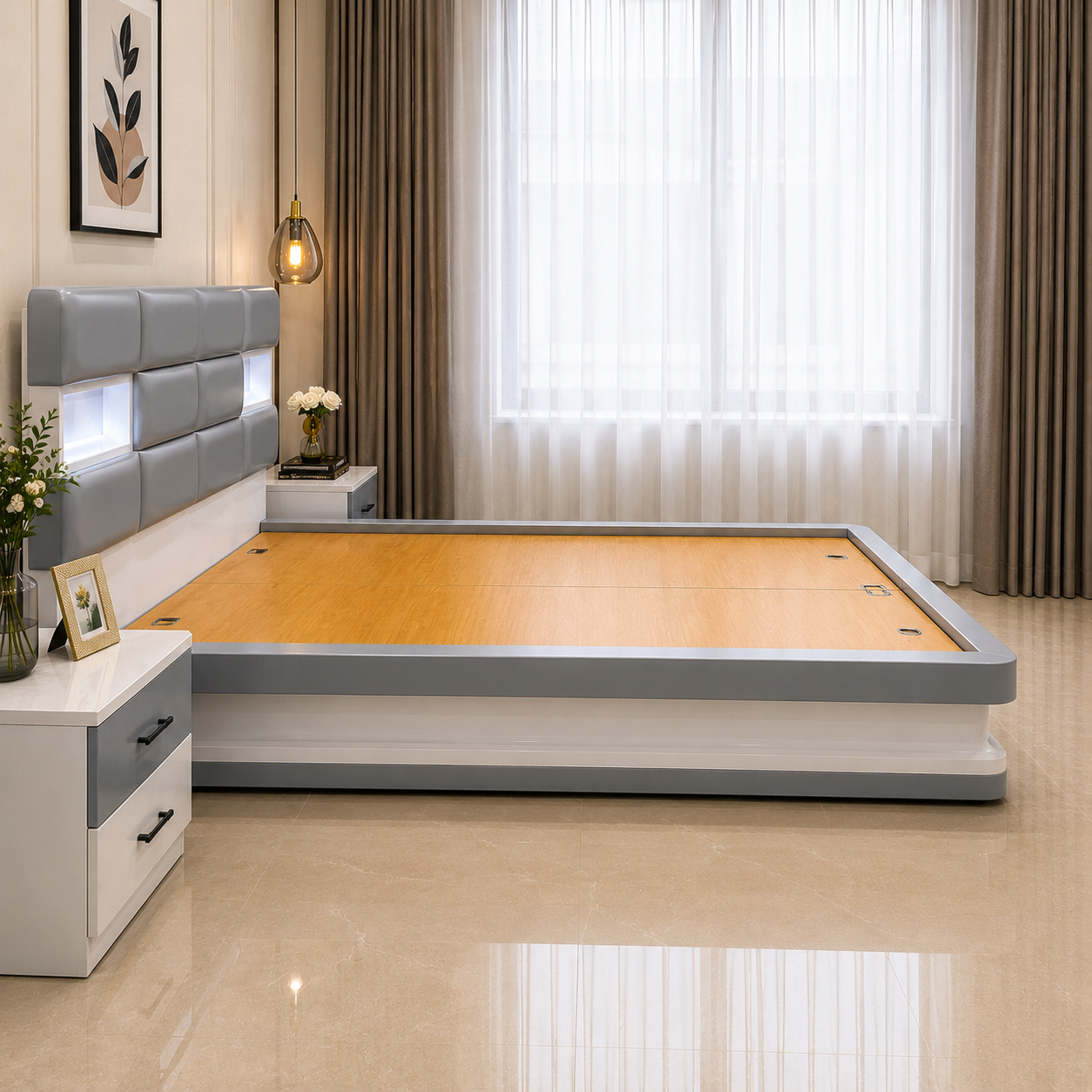 Luna Glow Storage Bed - Image 3