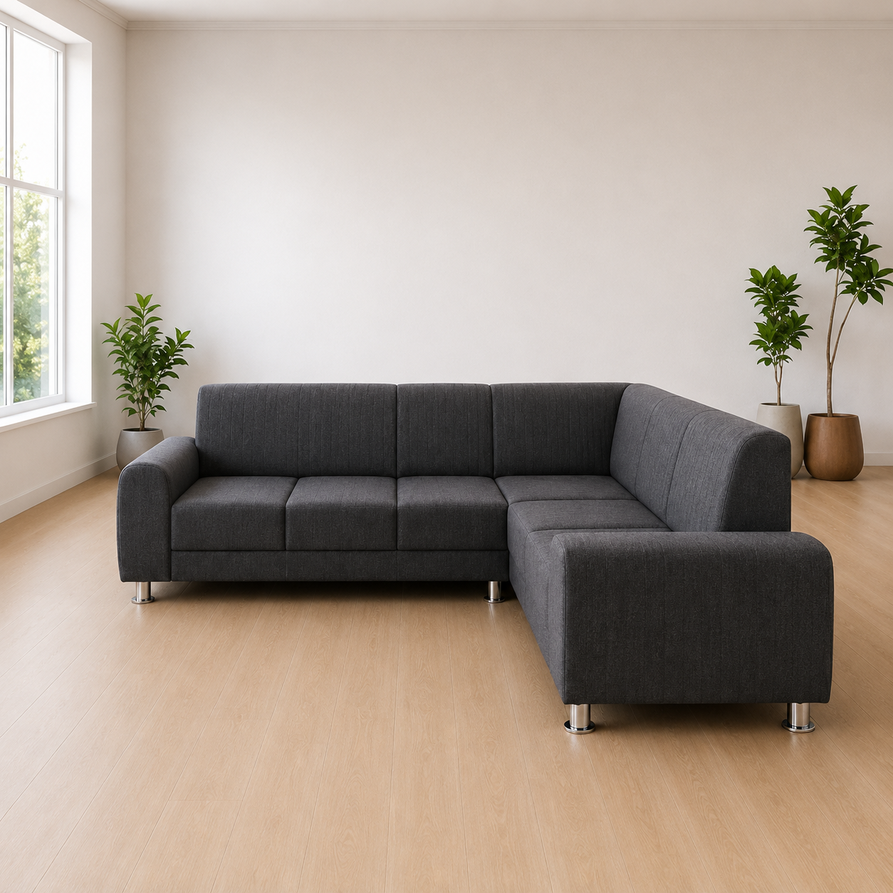 Urban Slate L-Shape Sofa