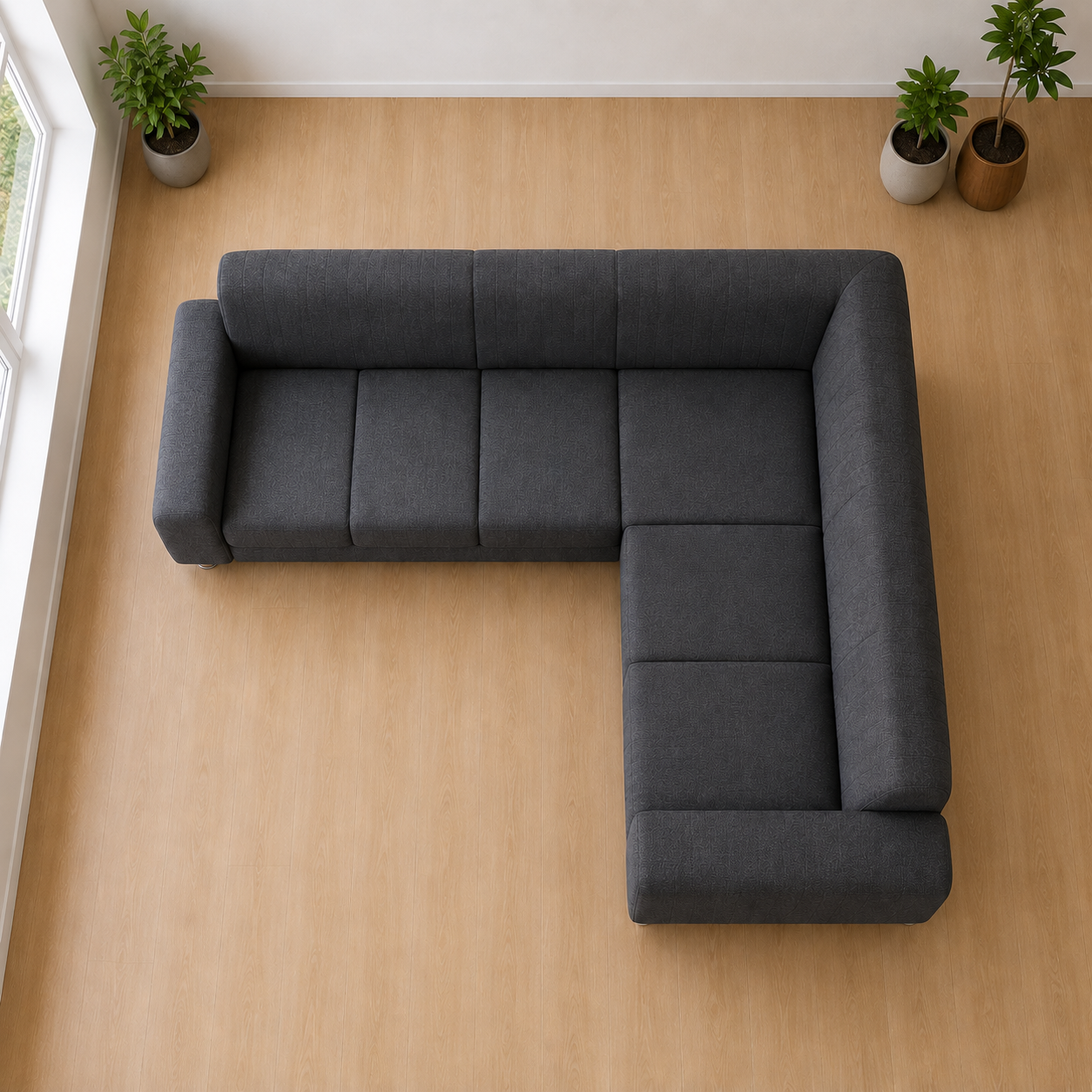 Urban Slate L-Shape Sofa - Image 4