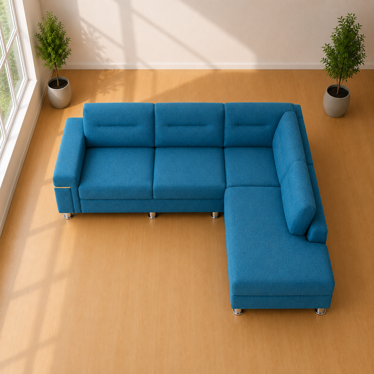Azure Bliss L-Shape Sofa - Image 4