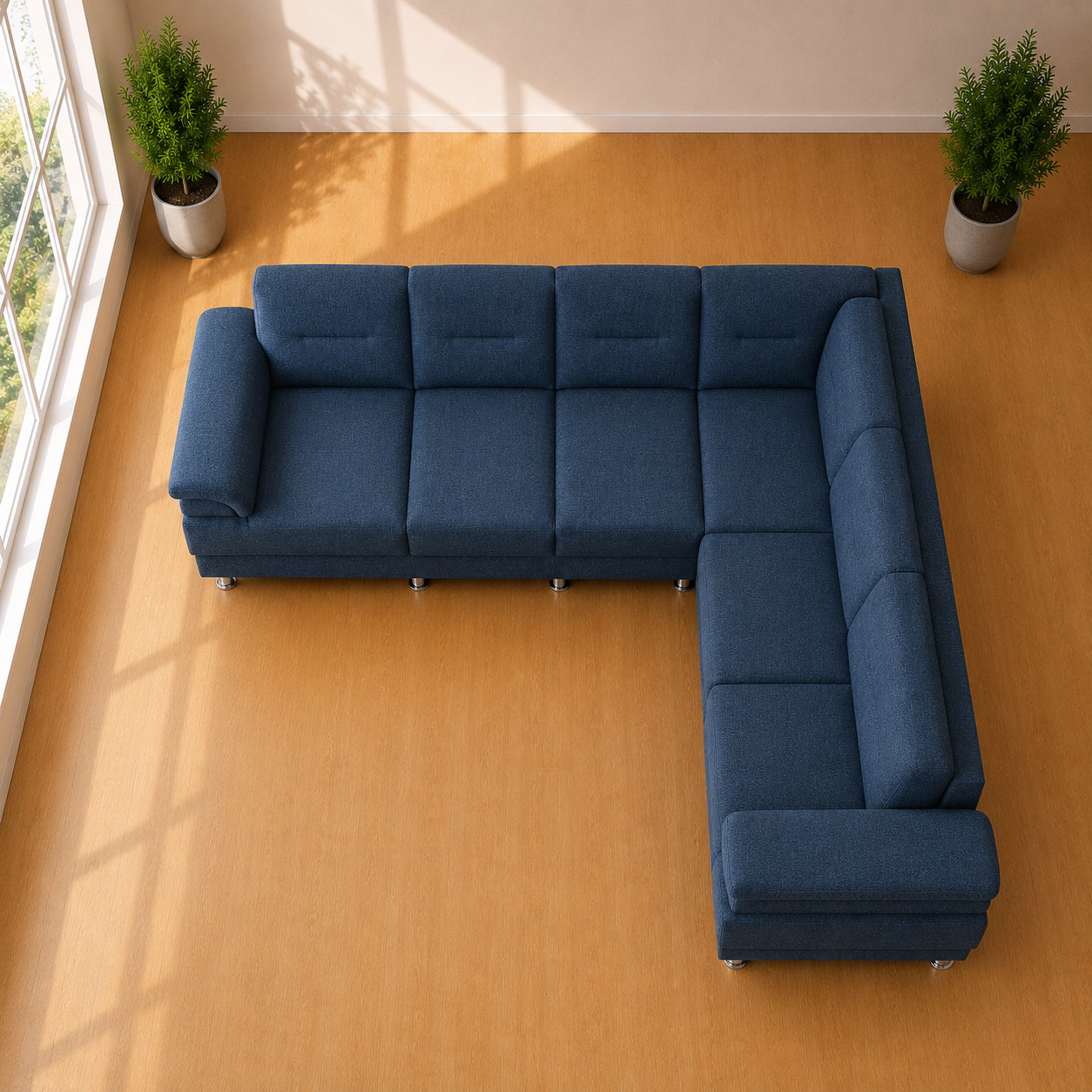 Velora L-Shape Sofa - Image 4