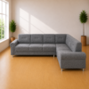 Graphite Haven L-Shape Sofa