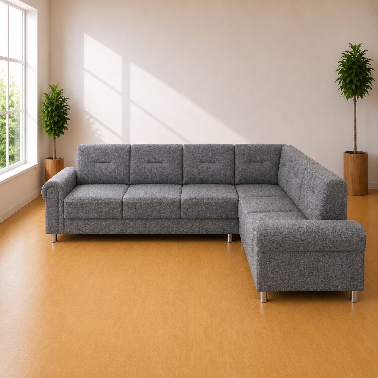 Graphite Haven L-Shape Sofa