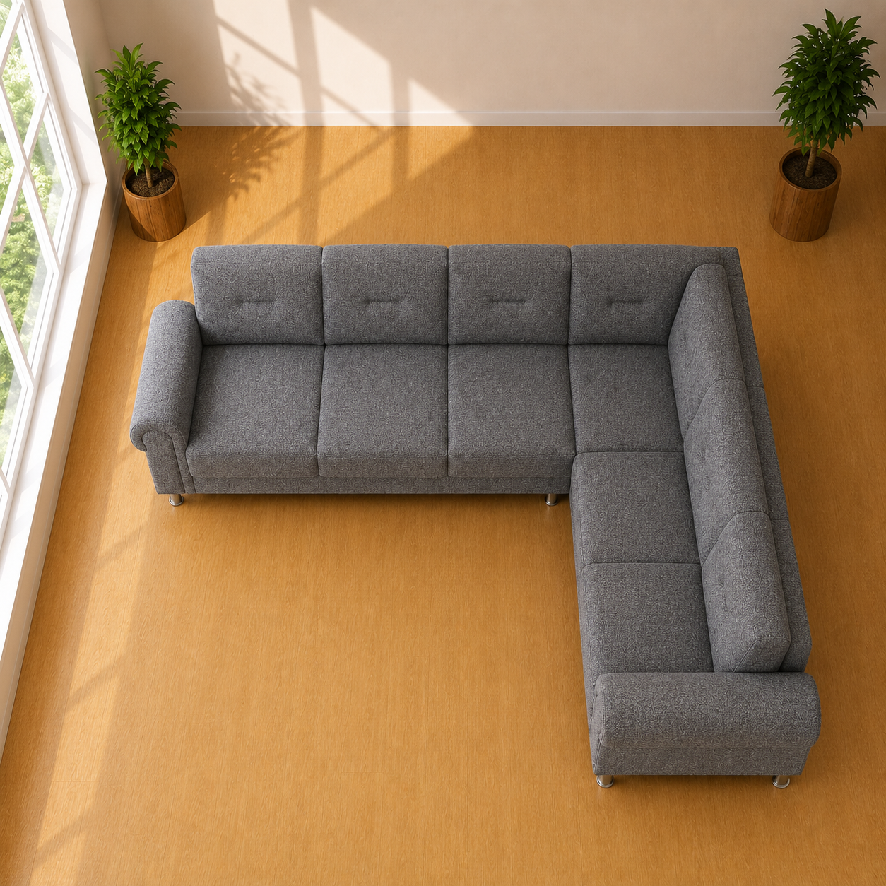 Graphite Haven L-Shape Sofa - Image 4