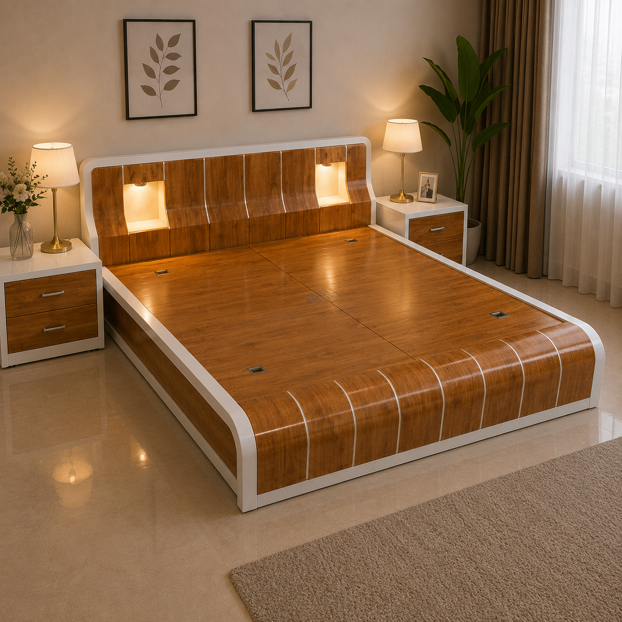 Aurora Glow Storage Bed - Image 2