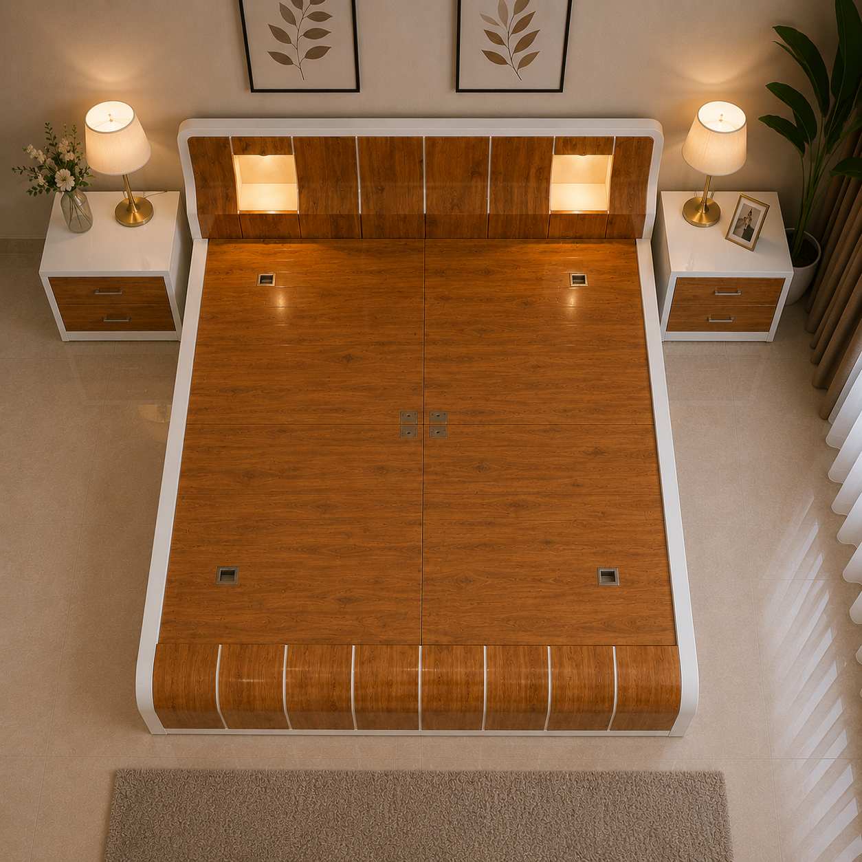 Aurora Glow Storage Bed - Image 4